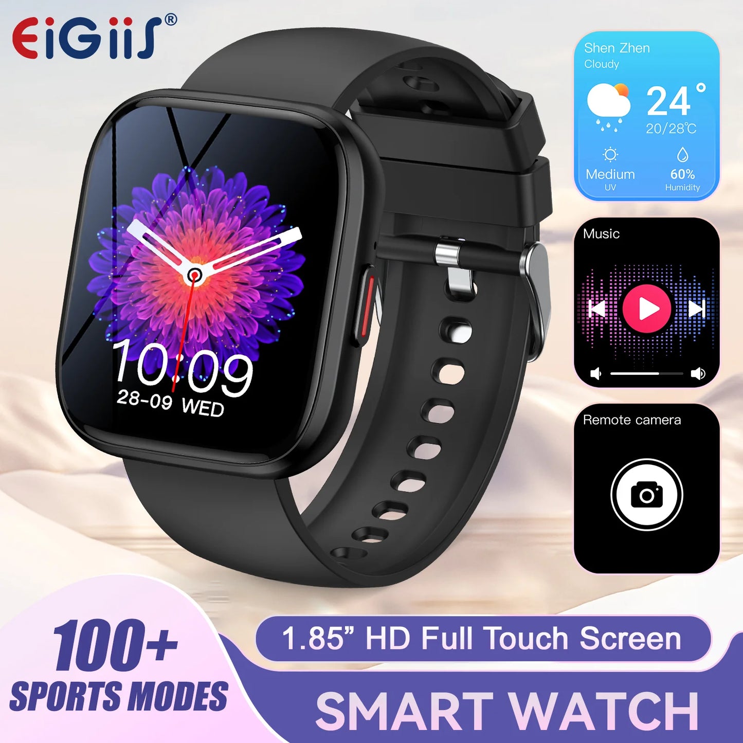 Outdoor Sports Smartwatch with Bluetooth Calling