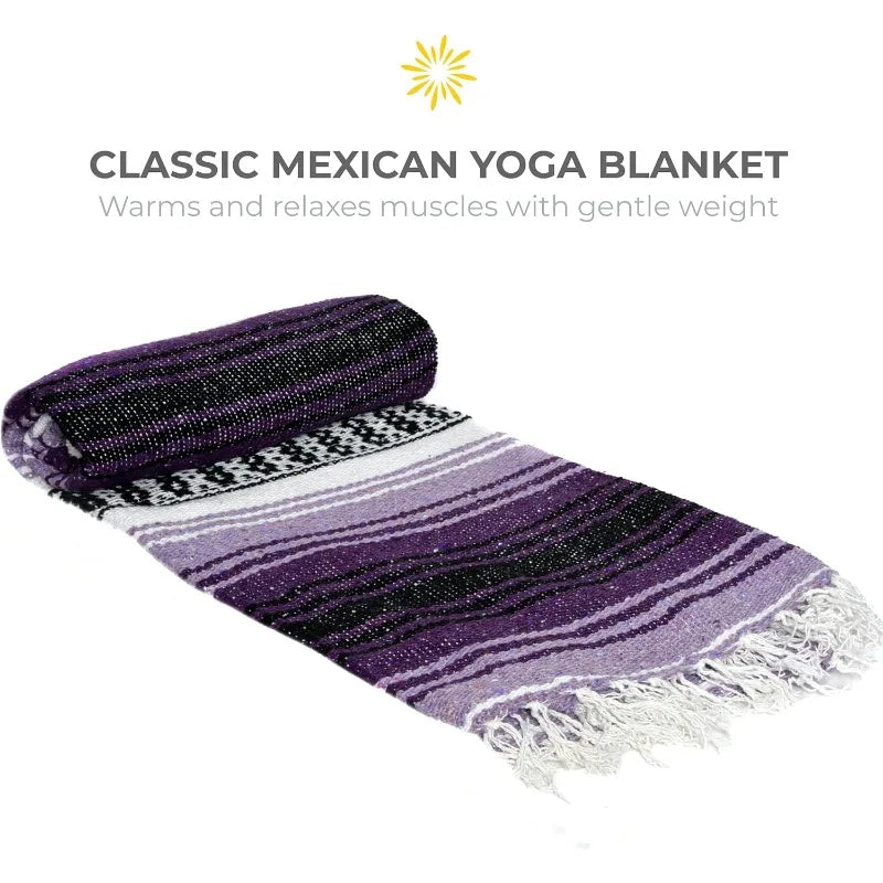Restorative Yoga Kit with Bolster Blocks Strap and Blanket