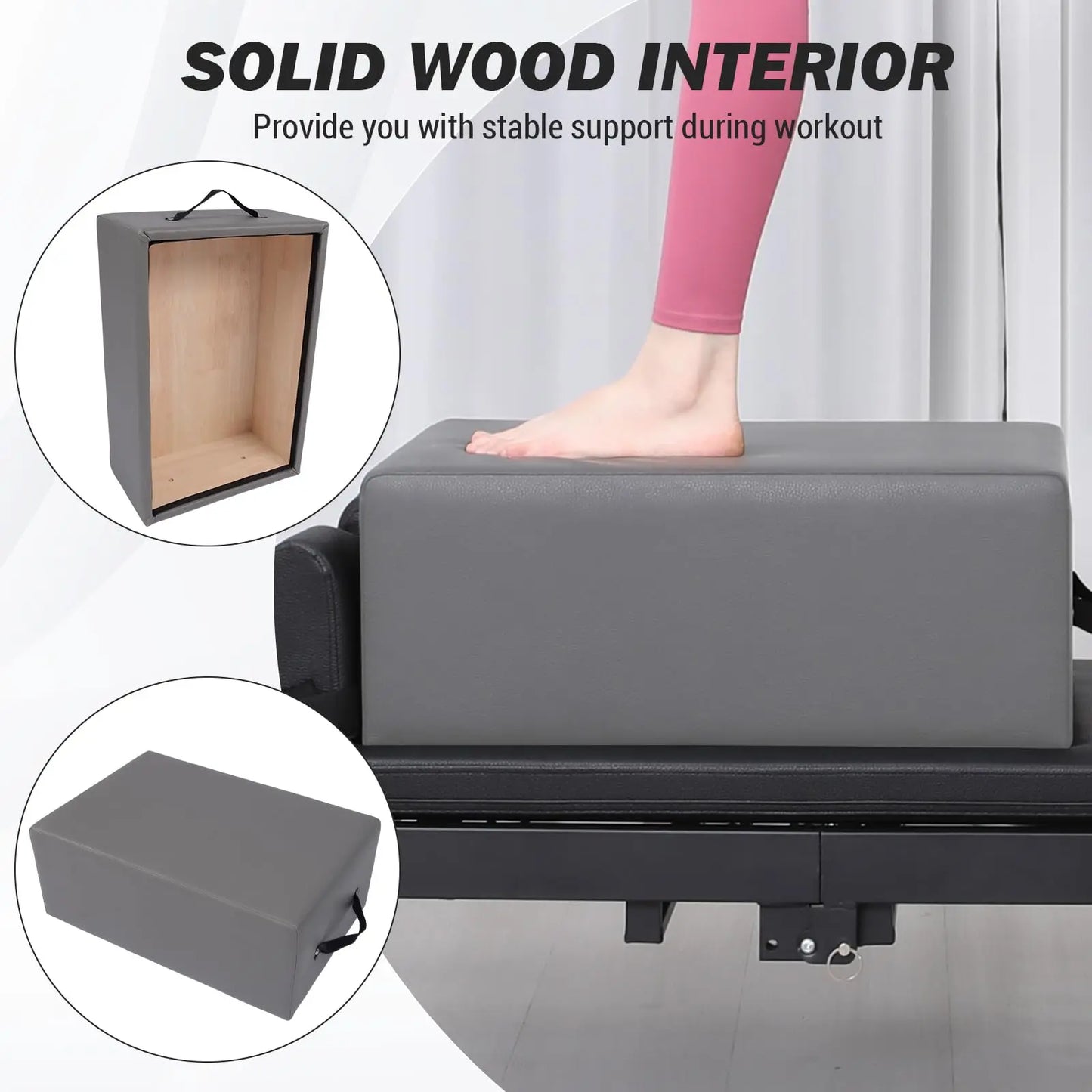 Foldable Pilates Reformer Equipment for Home and Gym