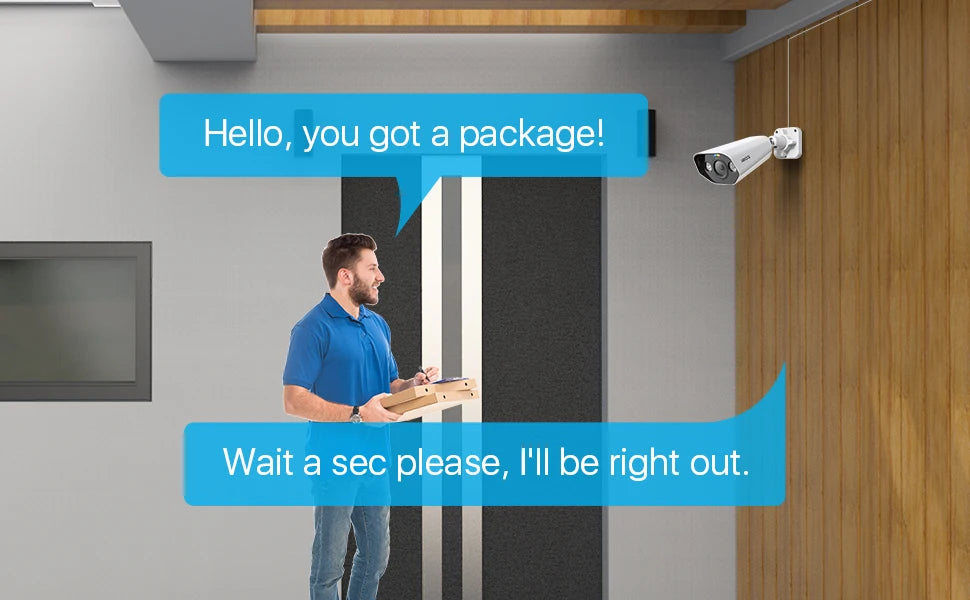 8MP 4K PoE Security Camera System with NVR Kit