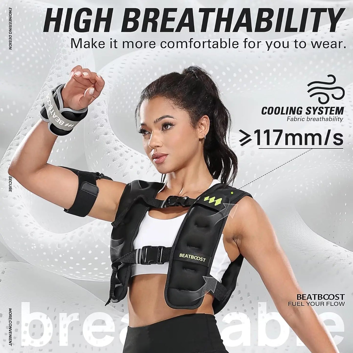 **Adjustable Weighted Vest for Strength Training and Cardio**