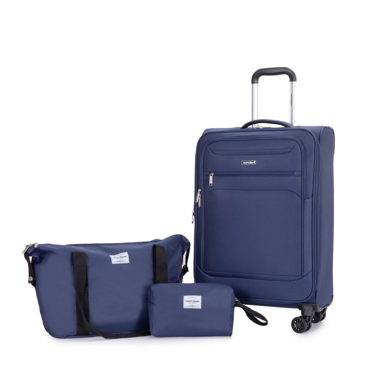 Lightweight Softside Luggage Set with Spinner Wheels
