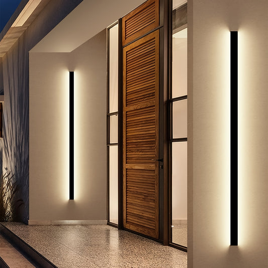 2 Pack Modern LED Wall Sconce Lights Dimmable Black