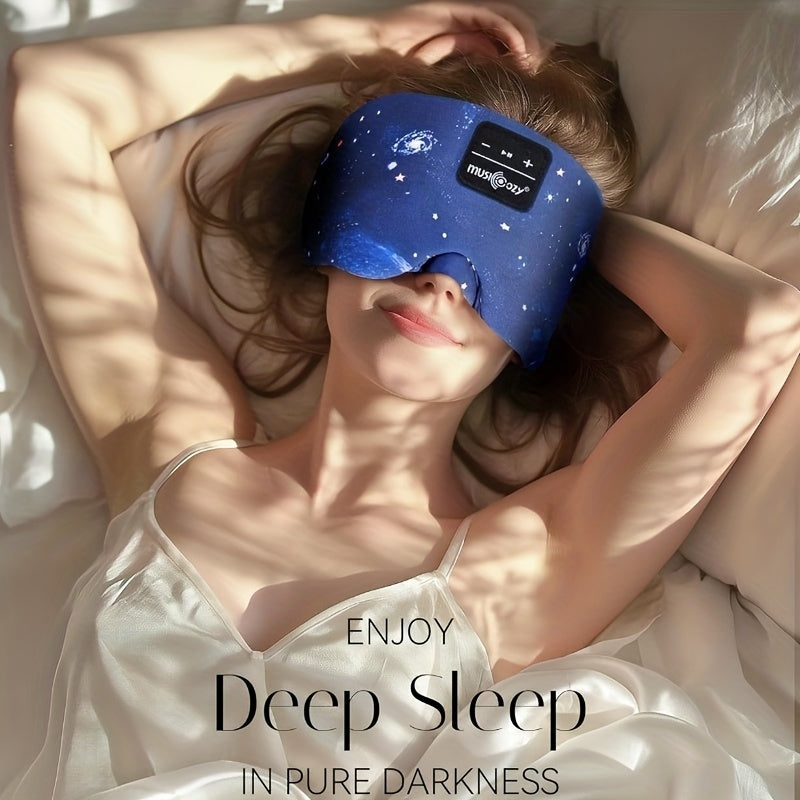 Wireless Sleep Mask Headphones with Adjustable Eye Cover