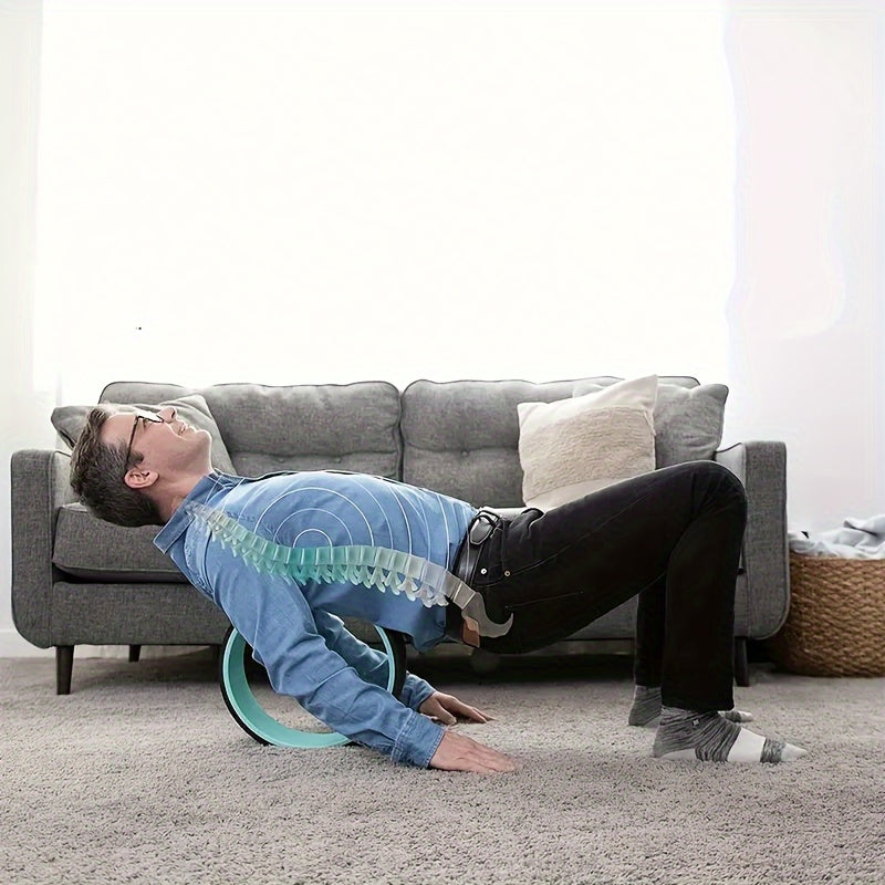 Yoga Wheel and Muscle Roller Stretch Set